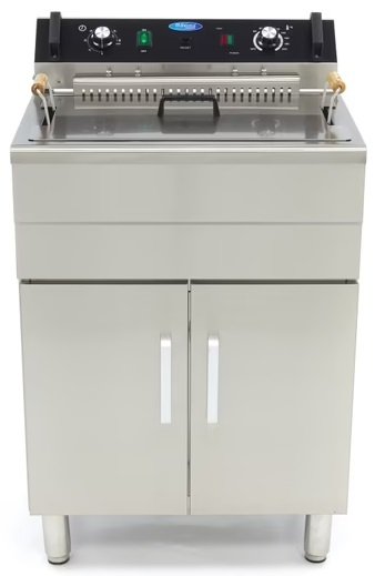 Frytkownica 30L - z Kranem i Szafka Profesjonalna MAXIMA 09365232 8720365340291