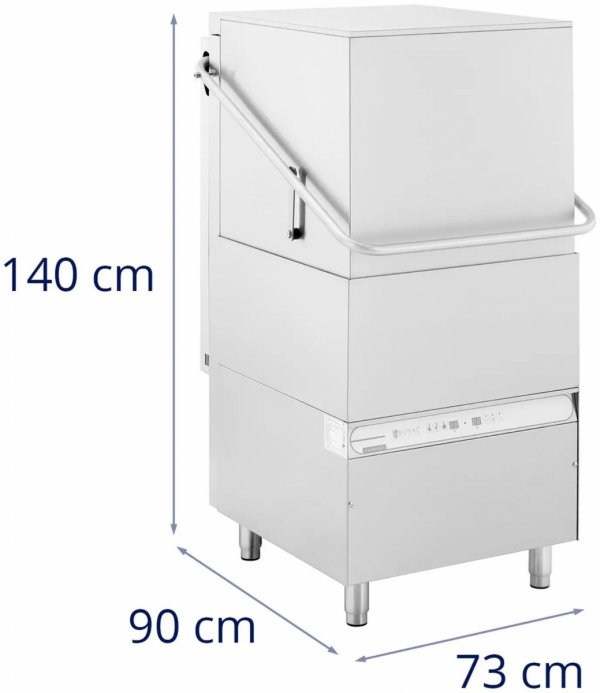 Zmywarka kapturowa - 8600 W do 60 cykli/h ROYAL CATERING RCDW-02 10012228 4062859030573