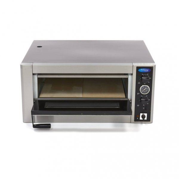 Luksusowy piec do pizzy Maxima 4 + 4 x 30 cm Podwójny 400 V. MAXIMA 09370030