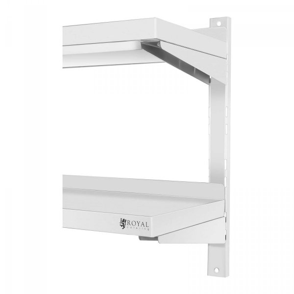 Półka wisząca - 100 x 40 cm - 2 blaty ROYAL CATERING 10011459 RCWR-1000.4