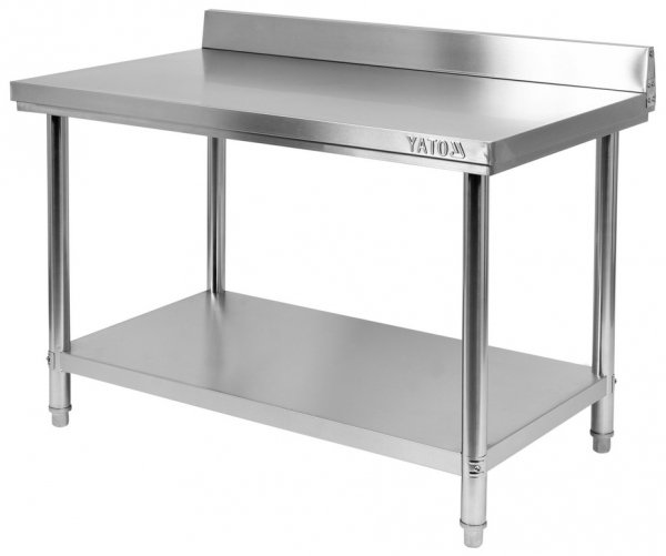 STÓŁ PRZYŚCIENNY Z PÓŁKĄ  SKŁADANY 1000×600×H850+100 mm YATO YG-09021