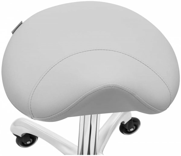  Krzesło siodłowe - 570-750 mm - 150 kg - jasnoszare  PHYSA 10040598 YORK LIGHT GRAY