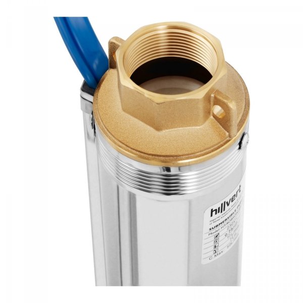 Pompa głębinowa - 550 W - do 80 m - stal nierdzewna HILLVERT 10090123 HT-ROBSON-SP550-80