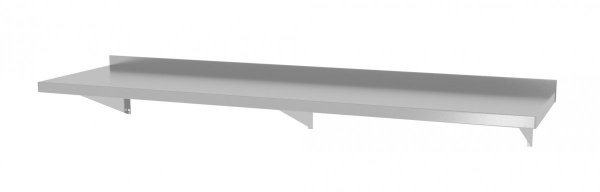 Półka wisząca na konsolach, z trzema konsolami 1600 x 300 x 250 mm POLGAST 382163-3 382163-3