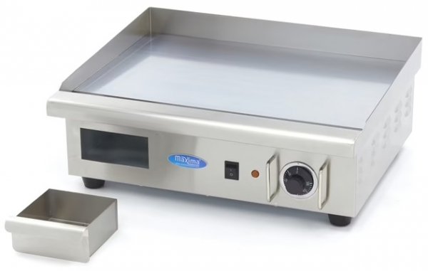 Płyta Grillowa Gładka - 55 cm - Chrom Maxima 09365163 8720365340055