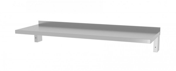 Półka wisząca pod urządzenia, wzmocniona z dwiema konsolami 1300 x 400 x 250 mm POLGAST 383134 383134