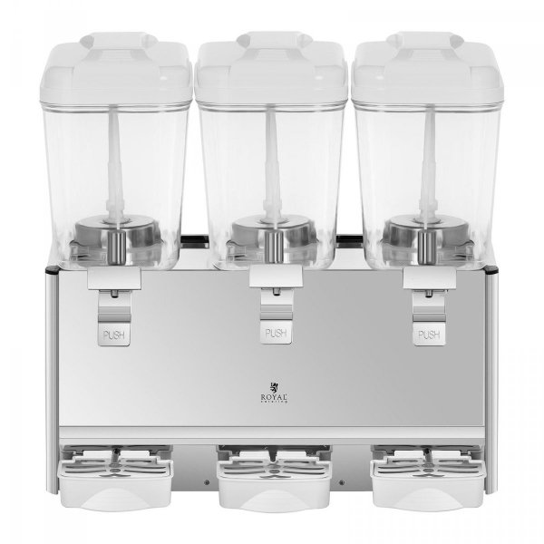 Dyspenser do napojów - 3 x 18l ROYAL CATERING 10011020 RCSD-54C