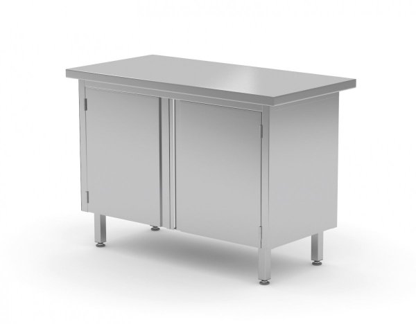 Stół centralny przelotowy z drzwiami na zawiasach 1300 x 600 x 850 mm POLGAST 128136P 128136P