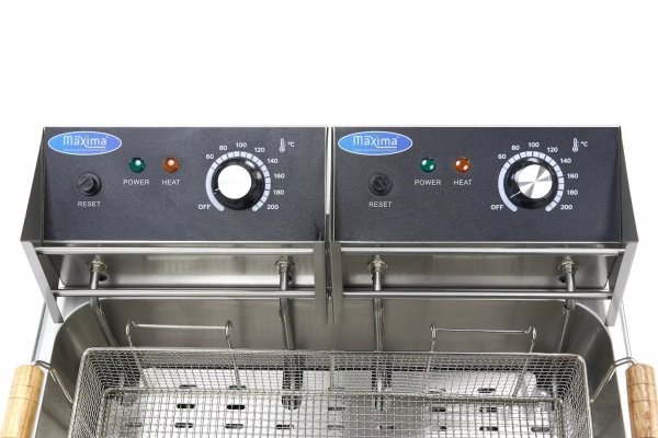Frytkownica 15L 1Kosz do 3kg Frytek 2 x 2500W Maxima 09365210