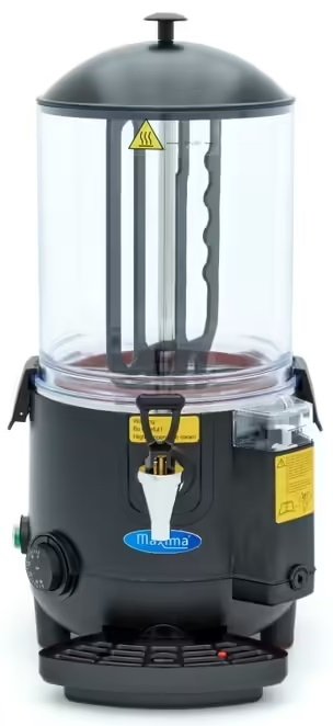 Dozownik Gorącej Czekolady i Napojów Czekolardziarka 10L - Czarna 1000W MAXIMA 09504003 8720783961351