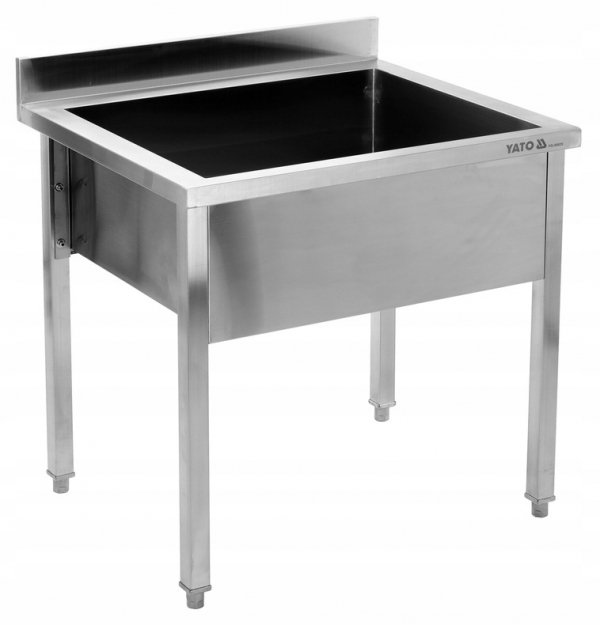 STÓŁ Z BASENEM 100 X 70 CM Basen Jednokomorowy Nierdzewny YATO YG-30925