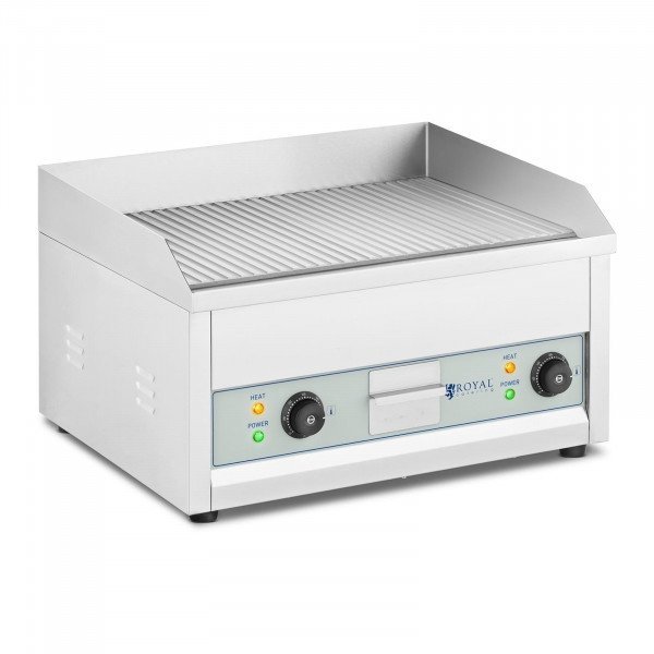 Płyta grillowa - 600 x 400 mm - Royal Catering - 2 x 2500 W ROYAL CATERING 10011544 RCEG-60R