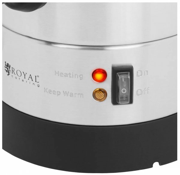 Warnik do wody - 8,7 l - 1500 W - stal nierdzewna - dwuściankowy ROYAL CATERING 10011699 RC-WBDW9