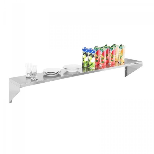 Półka wisząca nierdzewna Royal Catering RCTR-180 300x1800mm ROYAL CATERING 10010372 RCTR-180