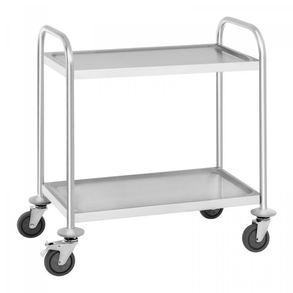 Wózek kelnerski - stal nierdzewna - 150 kg ROYAL CATERING 10010420 RCSW 2.1H