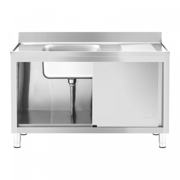 Szafka ze zlewem - 1 komora 500 x 400 x 240 mm ROYAL CATERING 10012138 RC-IKS05