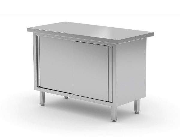 Stół centralny przelotowy z drzwiami suwanymi 1400 x 700 x 850 mm POLGAST 127147P 127147P
