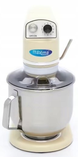 Robot Kuchenny Mikser Planetarny 7L Kość Słoniowa MAXIMA 8720783971121 09360780
