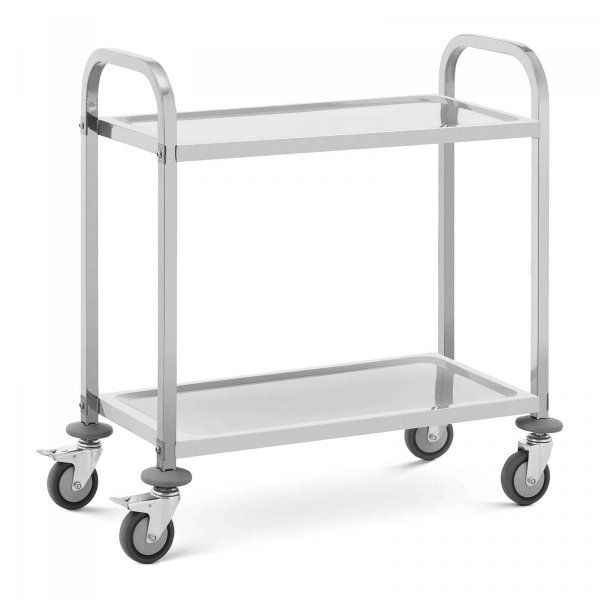 Wózek kelnerski - 2 półki - 70 x 40 cm - 64 kg ROYAL CATERING 10012728 RCSW-105