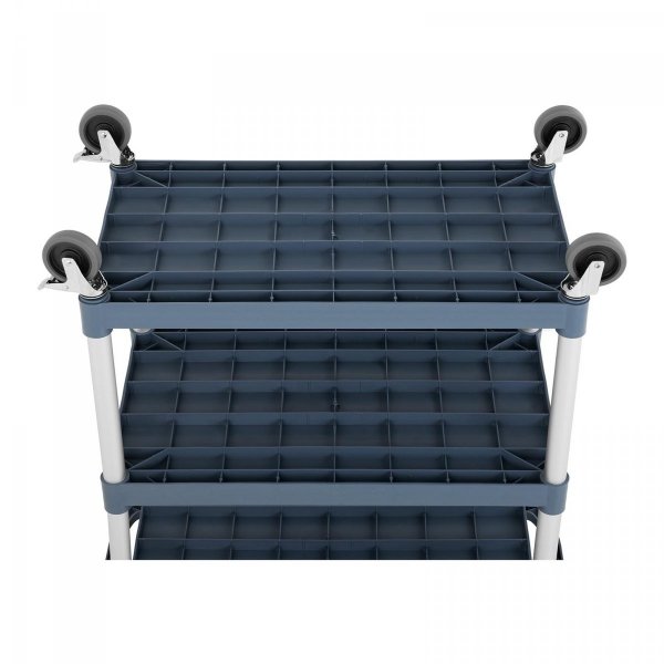 Wózek kelnerski - 3 półki - nośność statyczna 150 kg ROYAL CATERING 10011695 RC-ST910SS