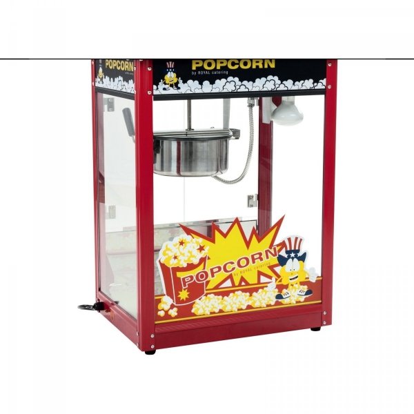 Maszyna do popcornu - czerwony daszek ROYAL CATERING 10010087 RCPR-16E