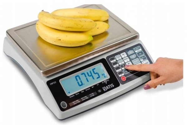 Waga licząca sklepowa z legalizacją 15kg / 6kg dwuzakresowa 5g / 2g CE CWT22 6/15 5905317012102