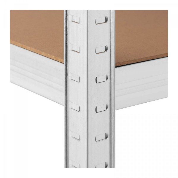 Regał magazynowy - 120 x 40 x 180 cm - 5 x 150 kg - szary MSW 10061984 MSW-STSH-31