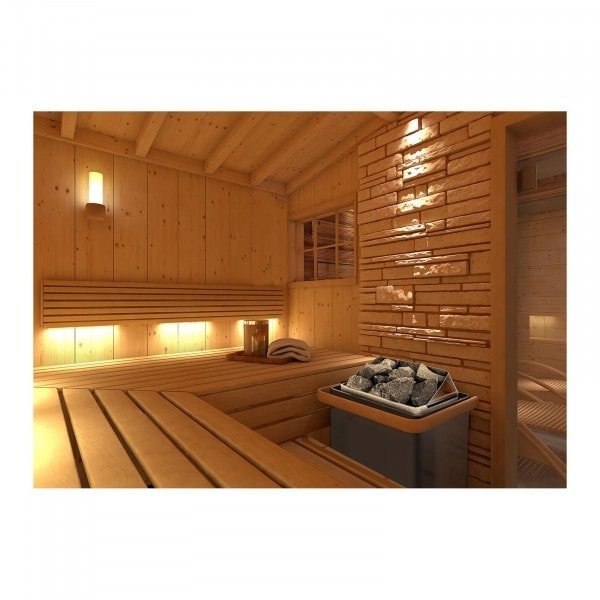 Piec do sauny - elektryczny - 9 kW UNIPRODO 10250223 UNI_SAUNA_G9.0KW