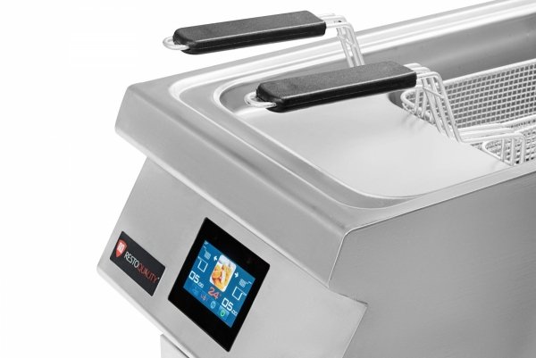 Frytownica automatyczna elektryczna | filtr oleju |  ekran dotykowy | 30 kW | 25l | RQ.PLS.ODFE.010