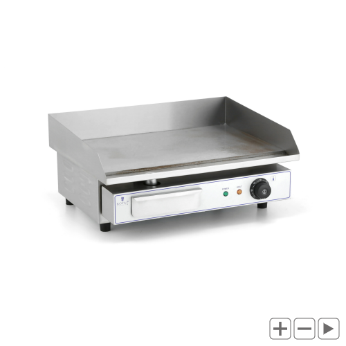 Płyta elektryczna - 550 x 400 mm - Royal Catering - gładka - 3000 W ROYAL CATERING 10012370 RC-EG002