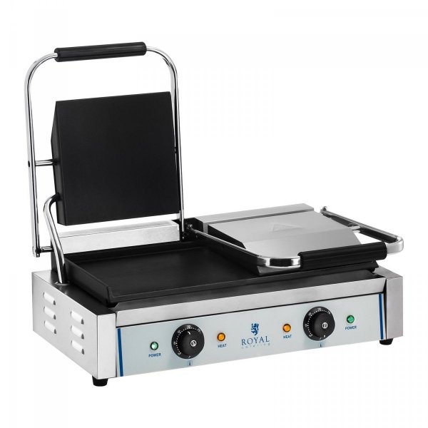 Grill kontaktowy - 2 x 1800 W ROYAL CATERING 10010335 RCKG-3600-F