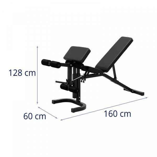 Ławka skośna - do 100 kg - regulowana - nachylenie 90-180° GYMREX 10230250 GR-TB 54