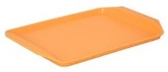 Taca do serwowania z uchwytami 43x30x1,7cm żółta Fast Food Szron 818FF-511 5902175813643