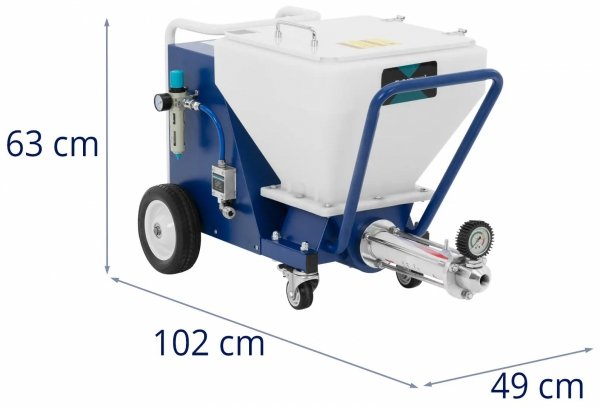 Agregat tynkarski - 30 bar - 40 l - 18 l/min - 2800 W MSW 10062635 MSW-PU-30 