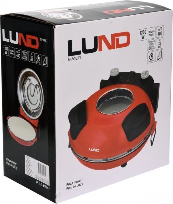 PIEC DO PIZZY 1200W KORDIERYT LUND 67480