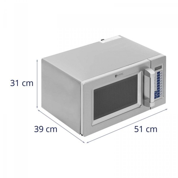 Kuchenka mikrofalowa - gastronomiczna - 1550 W - 25 l ROYAL CATERING 10012919 RC-MV-05