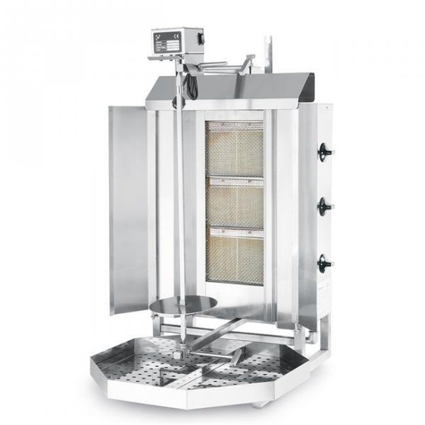 Kebab gazowy Profi Line, 3-strefowy HENDI 143087 143087