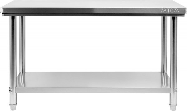 STÓŁ CENTRALNY SKŁADANY Z PÓŁKĄ 1600×700×H850mm YATO YG-09014 YG-09014