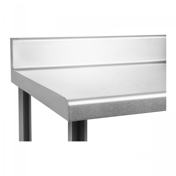 Stół roboczy ze stali nierdzewnej - rant - 120 x 60 cm  ROYAL CATERING 10011088 RCAT-120/60-N