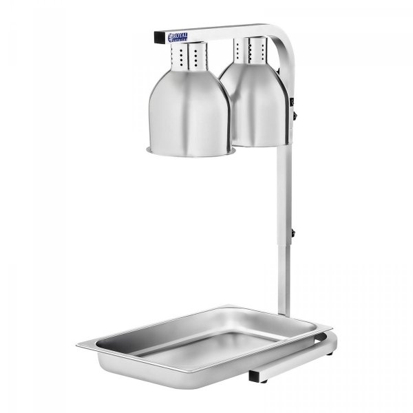 Lampa grzewcza do potraw - podwójna - 2 x 275W ROYAL CATERING 10010329 RCWB-550I