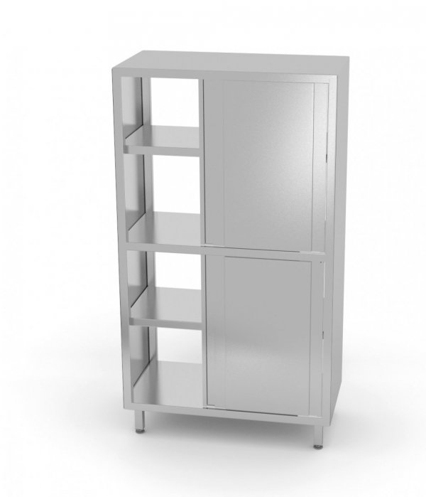 Szafa przelotowa z przegrodą i drzwiami suwanymi 1100 x 700 x 2000 mm POLGAST 303117-2 303117-2