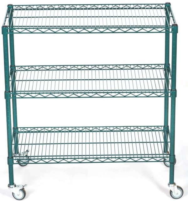 Wózek antybakteryjny noMICRO siatkowy 3-półkowy 61x92x100 cm ULTRA POWER