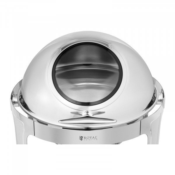 Podgrzewacz do potraw - okrągły z okienkiem - Royal Catering - 5,8 l ROYAL CATERING 10012397 RCCD-RT2_6L