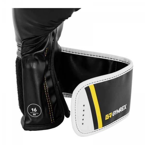 Rękawice bokserskie - 16 oz - czarne GYMREX 10230074 GR-BG 16BB