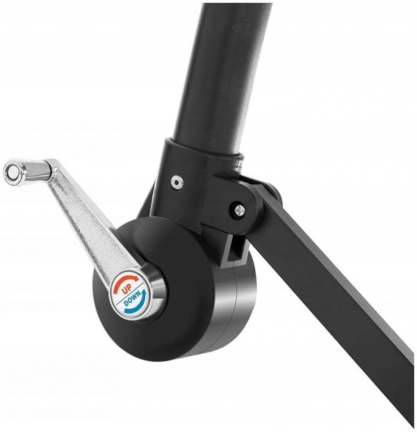 Parasol ogrodowy wiszący 250x250cm UNIPRODO 10250524 UNI_UMBRELLA_SQ250CR_N