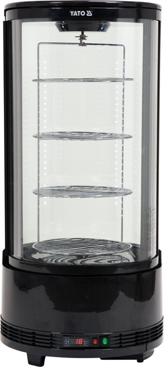 WITRYNA CHŁODNICZA 73L 50x50x106 CZARNA YATO YG-05090 YG-05090
