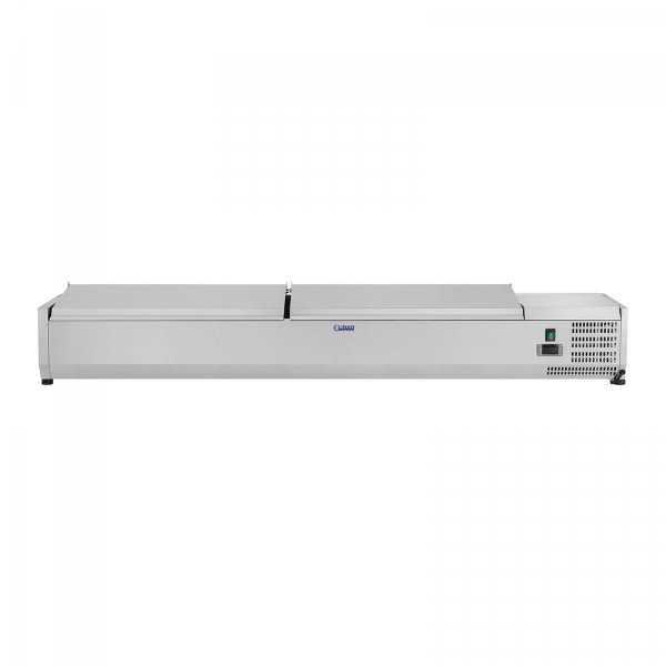 Nadstawa chłodnicza - 8 x GN 1/3 - 180 x 39 cm ROYAL CATERING 10010949 RCKV-180/39-S8