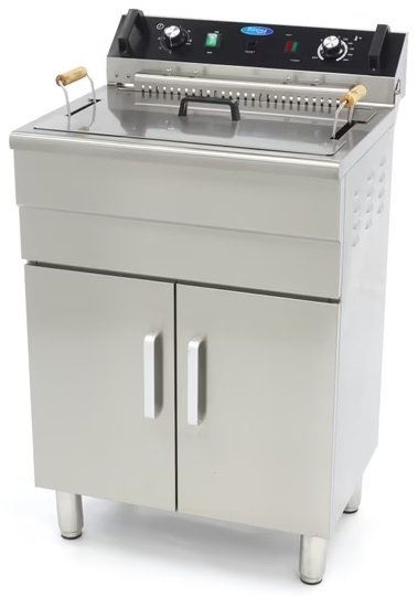 Frytkownica 30L - z Kranem i Szafka Profesjonalna MAXIMA 09365232 8720365340291