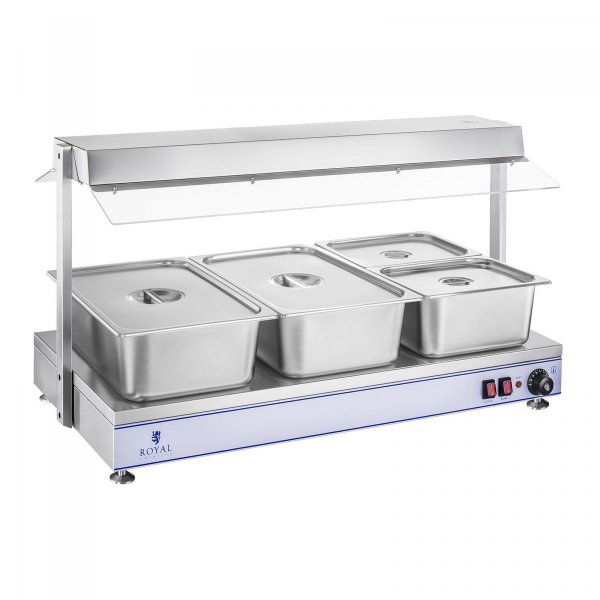 Płyta grzewcza - 1200 x 500 mm - 4 halogeny - 2000 W ROYAL CATERING 10010384 RCHP-120