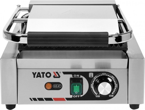 Grill kontaktowy ryflowany 32cm YATO YG-04555 YG-04555